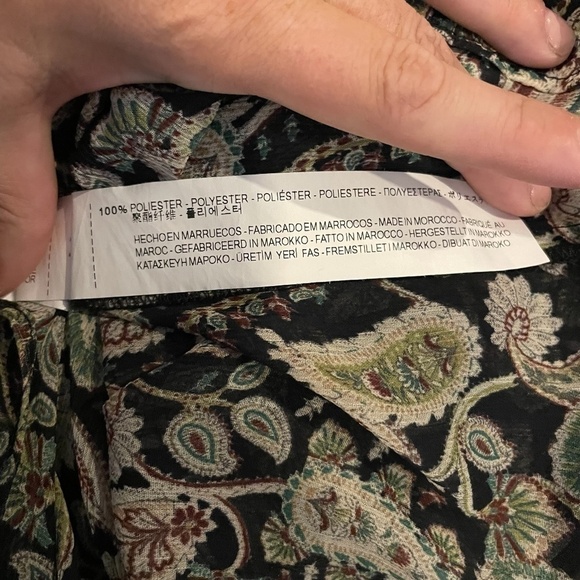 Paisley Chiffon Blouse💙 - Picture 11 of 11